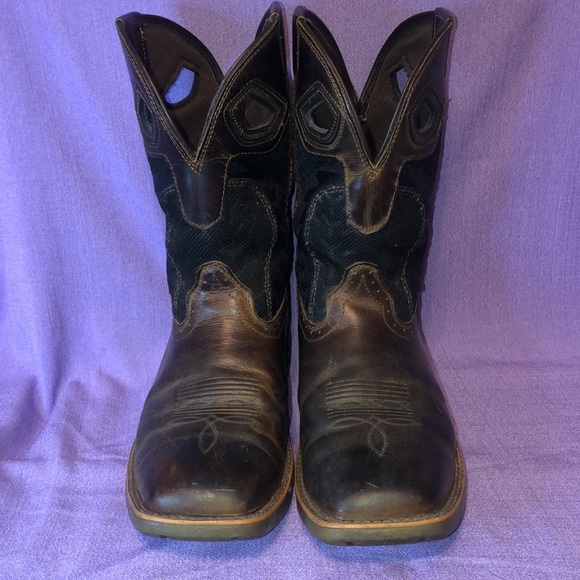 Used Men’s Double H Cowboy Work Boots Size 10.5D DH5366 - Picture 4 of 14